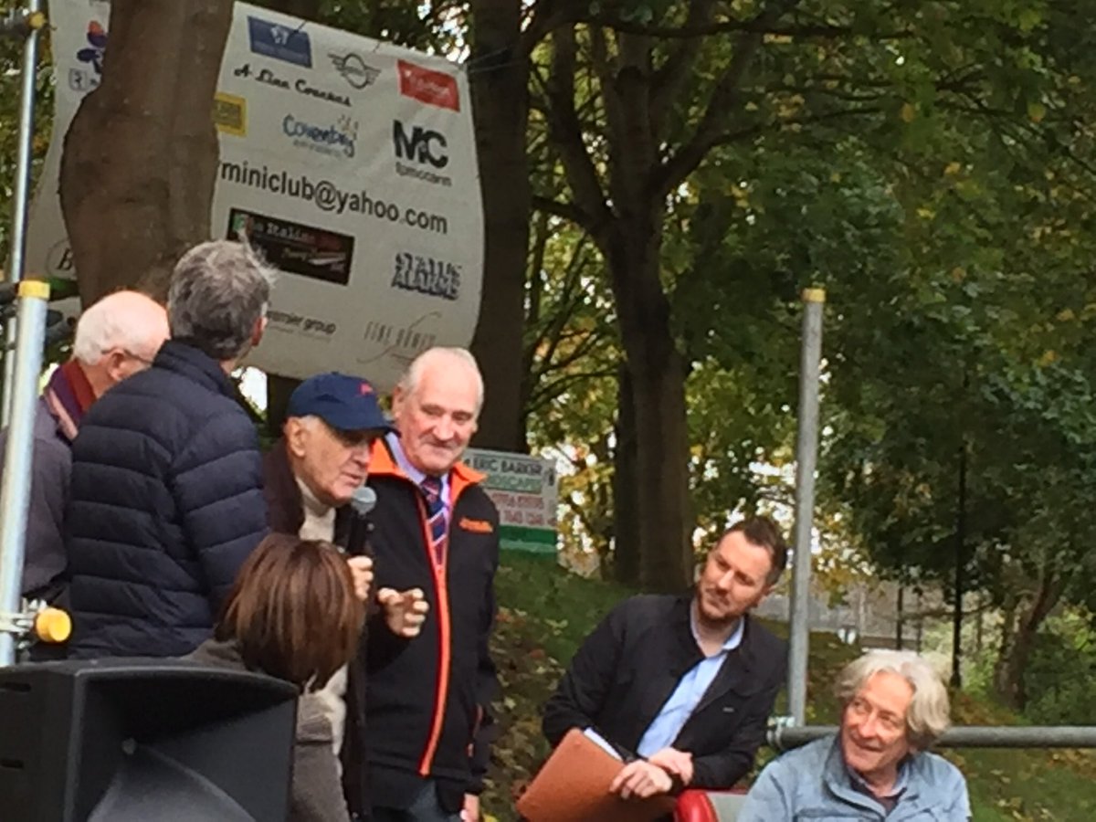 MariotheMini's tweet photo. @MariotheMini went to Stoke Aldermoor last week, where 50 years ago @RJ_Cascade drove the minis in the tunnels for the “Italian job”. We got to meet the legendary Monsieur Julienne &amp; David Salamone(Dominic) they kindly signed Mario’s sun visor it now takes pride of place 😀🚗 https://t.co/TE3oGqUUgY