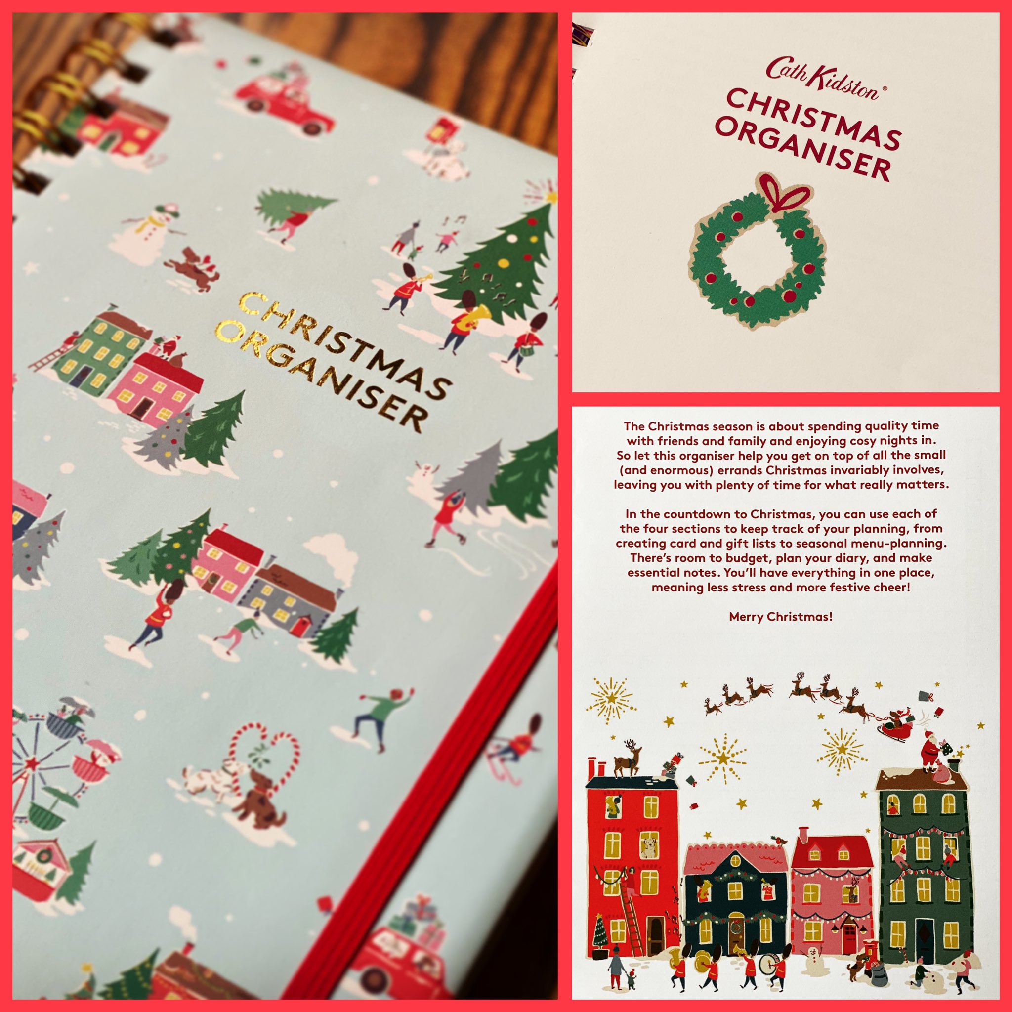 cath kidston christmas organiser