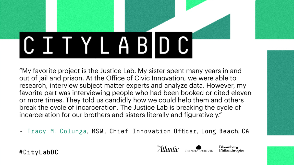 AtlanticLIVE's tweet photo. Chief Innovation Officer @TracyColunga of Long Beach
#CityLabDC: https://t.co/2w6xnliqSV https://t.co/sUoGCgKe8s