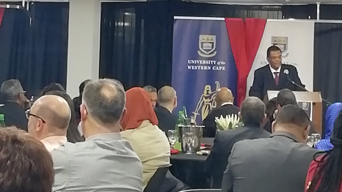 Newly appointed Constitutional Court judge, Justice Steven Majiedt, talking about his time as a UWC law student at the UWC Law Faculty Dean's Distinguished Lecture <a href="/UWConline/">UWC</a> <a href="/UWCLawFaculty/">UWC Faculty of Law</a> <a href="/Lisa_Draga/">Lisa Eaves Draga</a> #deansdistinguishedlecture #40years