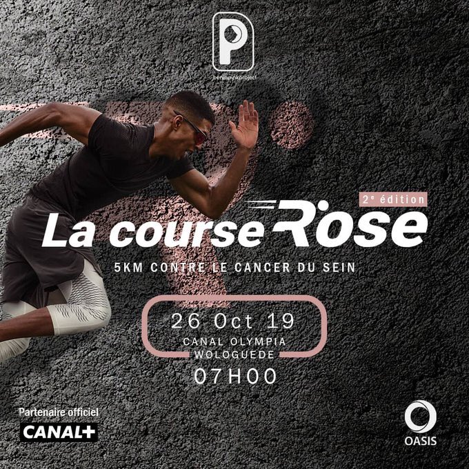 FadilRomxi's tweet photo. #LaCourseRose by @OASIS_Benin c’est demain à partir de 07h00 à Canal Olympia Wologuèdè.
S’il y a des gens ici qui viennent et qui sont de la "team marcheurs", faites signe, on se capte.
Je reviens à peine de blessure. Le staff médical du club m’a dit de ne pas forcer 💀 https://t.co/O5XuMiyQTH