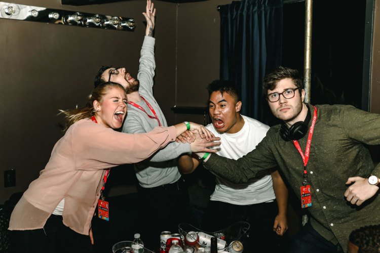 Shutterstock's tweet photo. We had a blast at #PixelsOfFury NYC this past week! Check out the epic designs from this year’s live design battle: https://t.co/XT3NMi7GJv https://t.co/zzbhxTWjSt