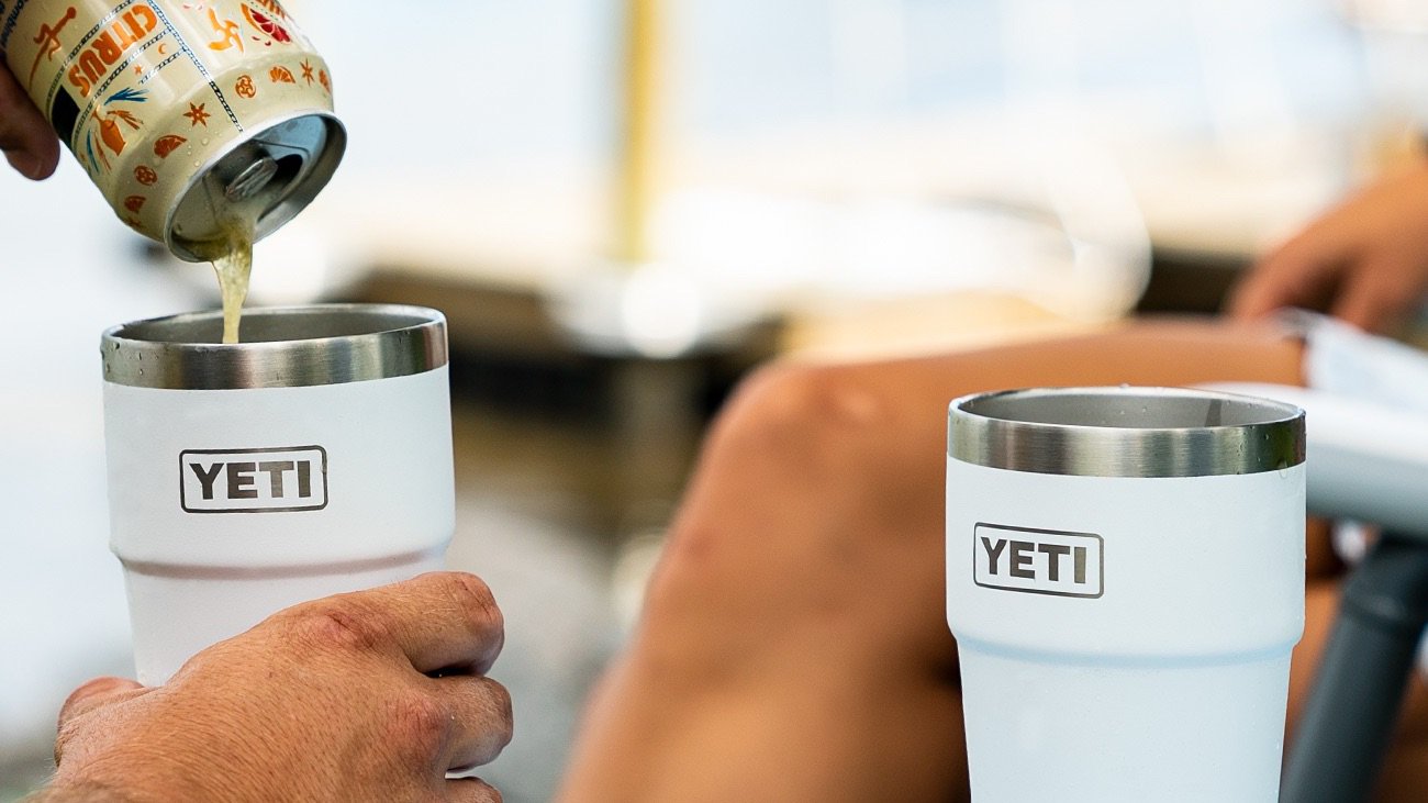 All Things BBQ on X: Introducing the newest addition to their adventure  gear line, the YETI Rambler Stackable Pint! This 16oz cup is heavily  insulated, made of durable stainless steel, and coated