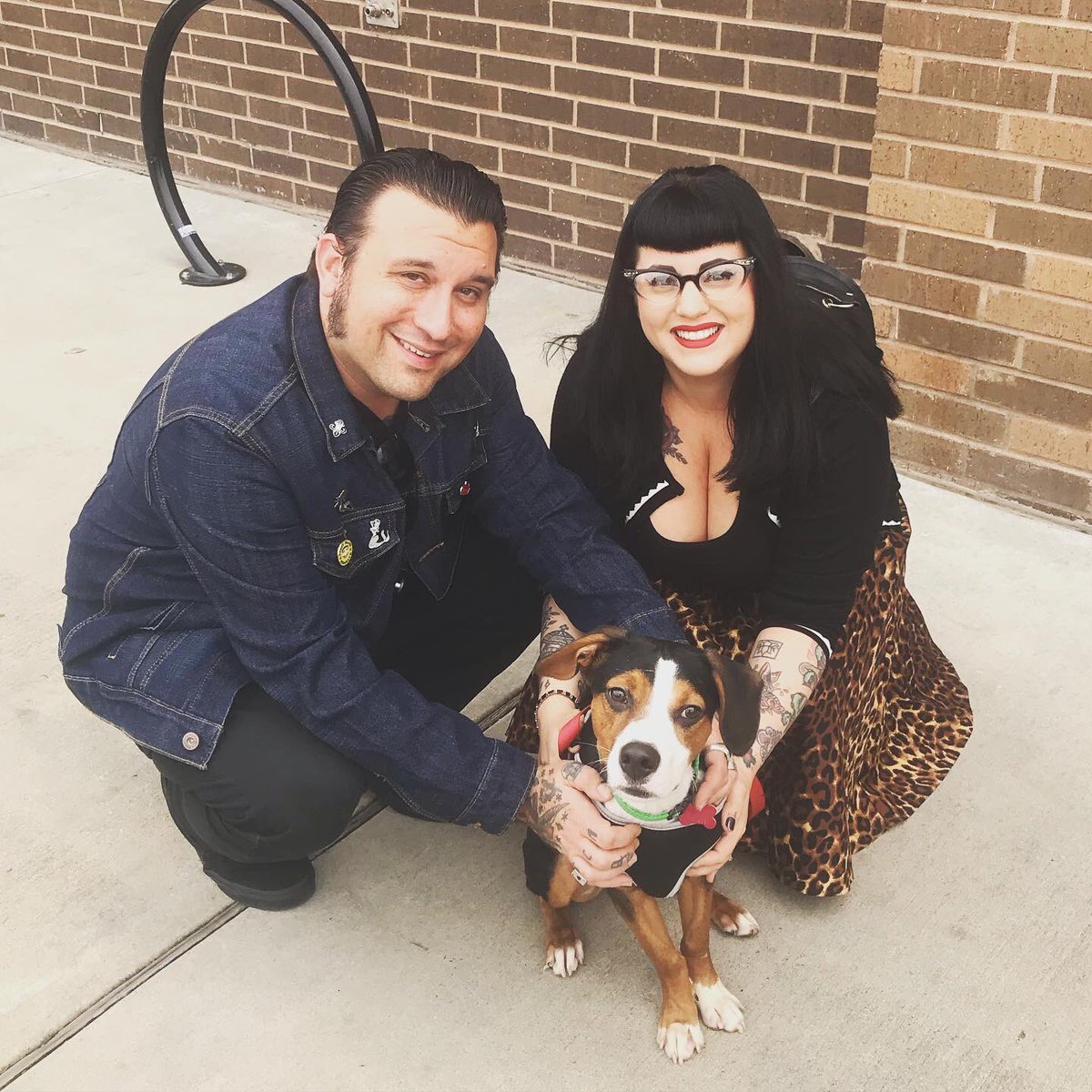 sideshowopera's tweet image. We adopted Howie yesterday! He howls like a little opera singer! #operadog