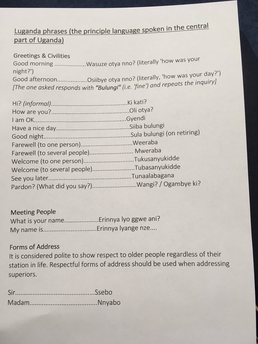 Uganda2018_MHS's tweet photo. Another engaging &amp; thought-provoking workshop with @signpostintl this afternoon. Our next homework is to learn some Luganda phrases! Oli otya? @MonifiethHigh  #globalcitizenship #teamwork https://t.co/Bs3uaKjux0