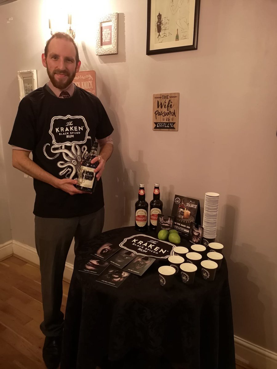 We're #ReleasingTheKraken tomorrow night for our very own #Screamfest. We're letting the Kraken Rum and Ginger Beer with Muddled Lime flow with #FreeSamples from 8pm.#halloween2019  <a href="/KrakenRumUK/">Kraken Rum UK</a>