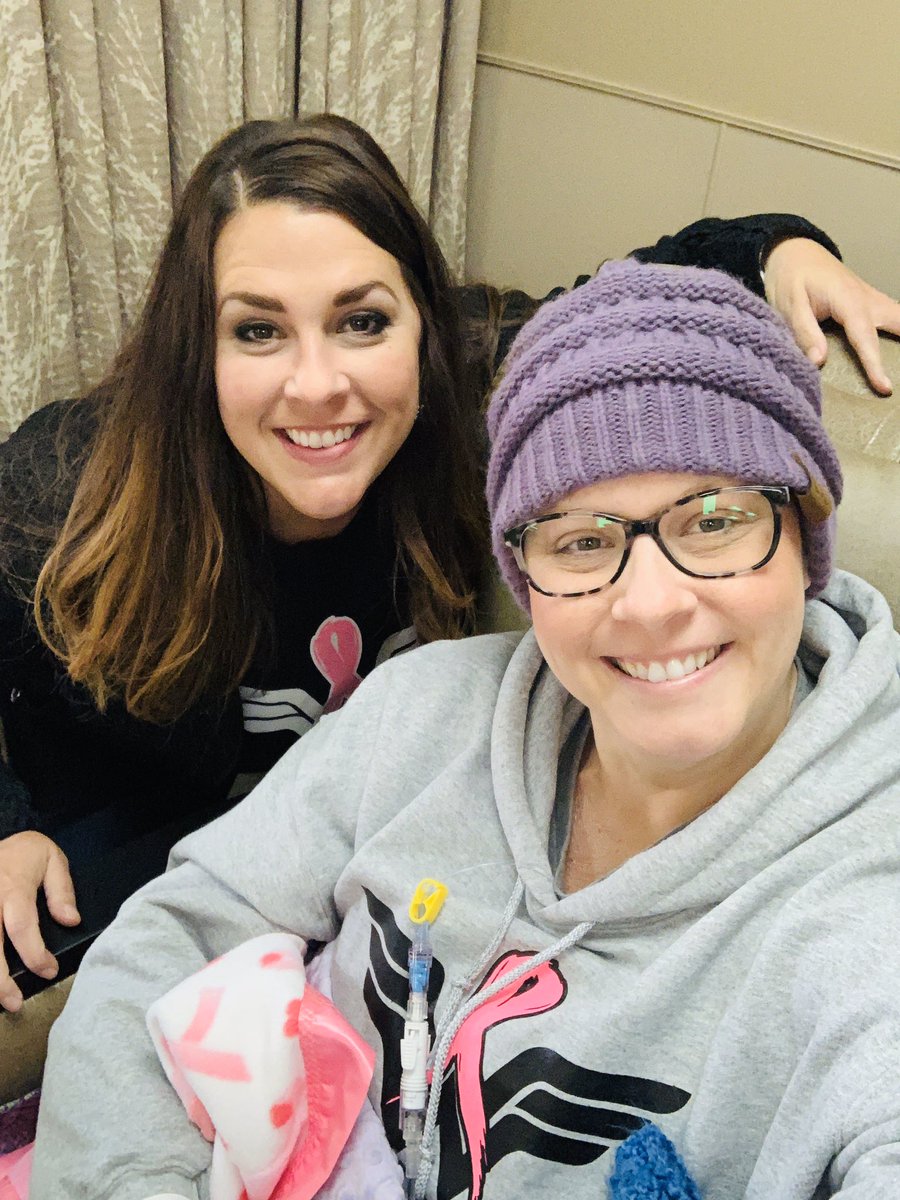 KariMueller13's tweet photo. 🥊Nine Rounds Down 🥊 Three To Go 🥊 I was lucky to have my good friend, Leia, with me today. We colored. We laughed. We chatted with patients. It was a great day to kick some cancer butt. #BreastCancerAwarenessMonth #Fighter #IveGotThis #CancerWho https://t.co/ISIPHFqvd5