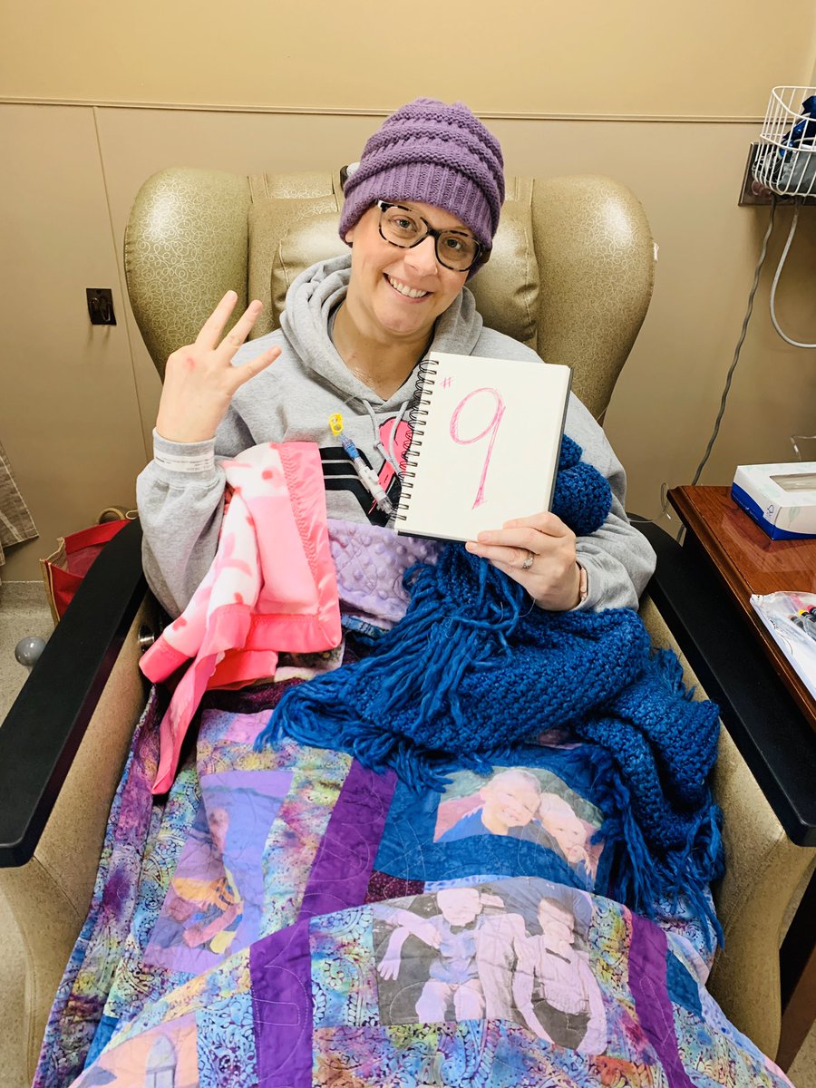 KariMueller13's tweet photo. 🥊Nine Rounds Down 🥊 Three To Go 🥊 I was lucky to have my good friend, Leia, with me today. We colored. We laughed. We chatted with patients. It was a great day to kick some cancer butt. #BreastCancerAwarenessMonth #Fighter #IveGotThis #CancerWho https://t.co/ISIPHFqvd5