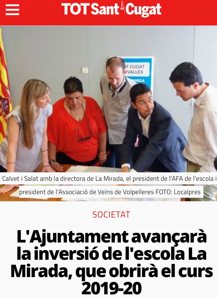 NuriaSidro's tweet photo. @CarmelaStC @mireiaingla l'@esclamiradaSC havia d'estar llesta pel 2019!! i ara 3 anys més??!! entre uns i altres, els nens acabaran primaria en barracons... #lamiradaindignada https://t.co/vbYw5ApDkC