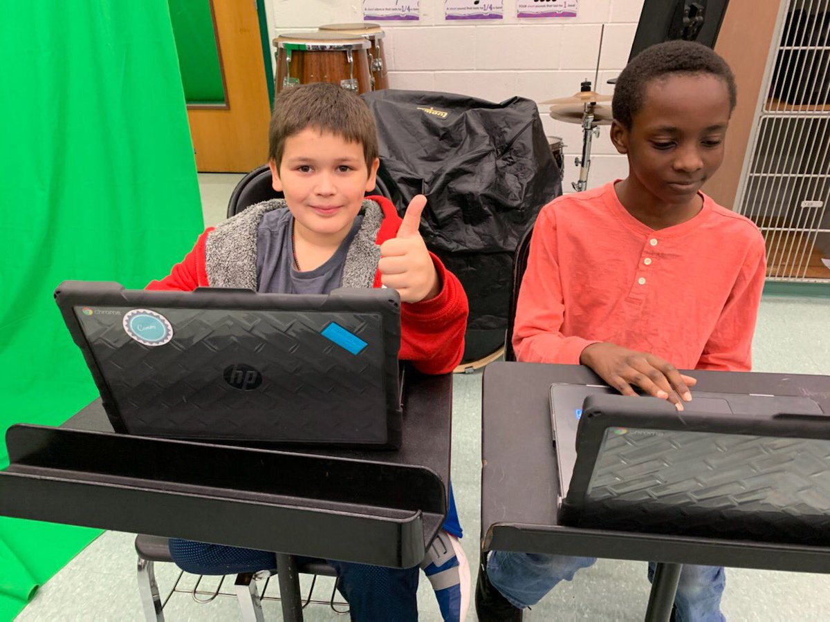 tvmsraiders's tweet photo. 5th grade Tech Day - take 2! Today’s adventure took students into the world of WeVideo creation and a cooperative learning opportunity with Ms. Bowen and some high school student leaders. #earningbadges #studentleaders https://t.co/hVm96GWgba