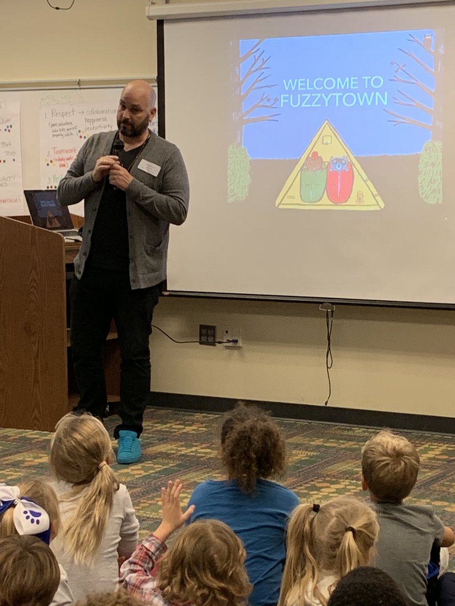 BWPrincipalHCSD's tweet photo. First graders @Brookwood_HCSD enjoyed a visit from Zachariah Ohora today!! Thank you for coming and sharing your stories with our Bluejays!! https://t.co/67IoqWTzLk