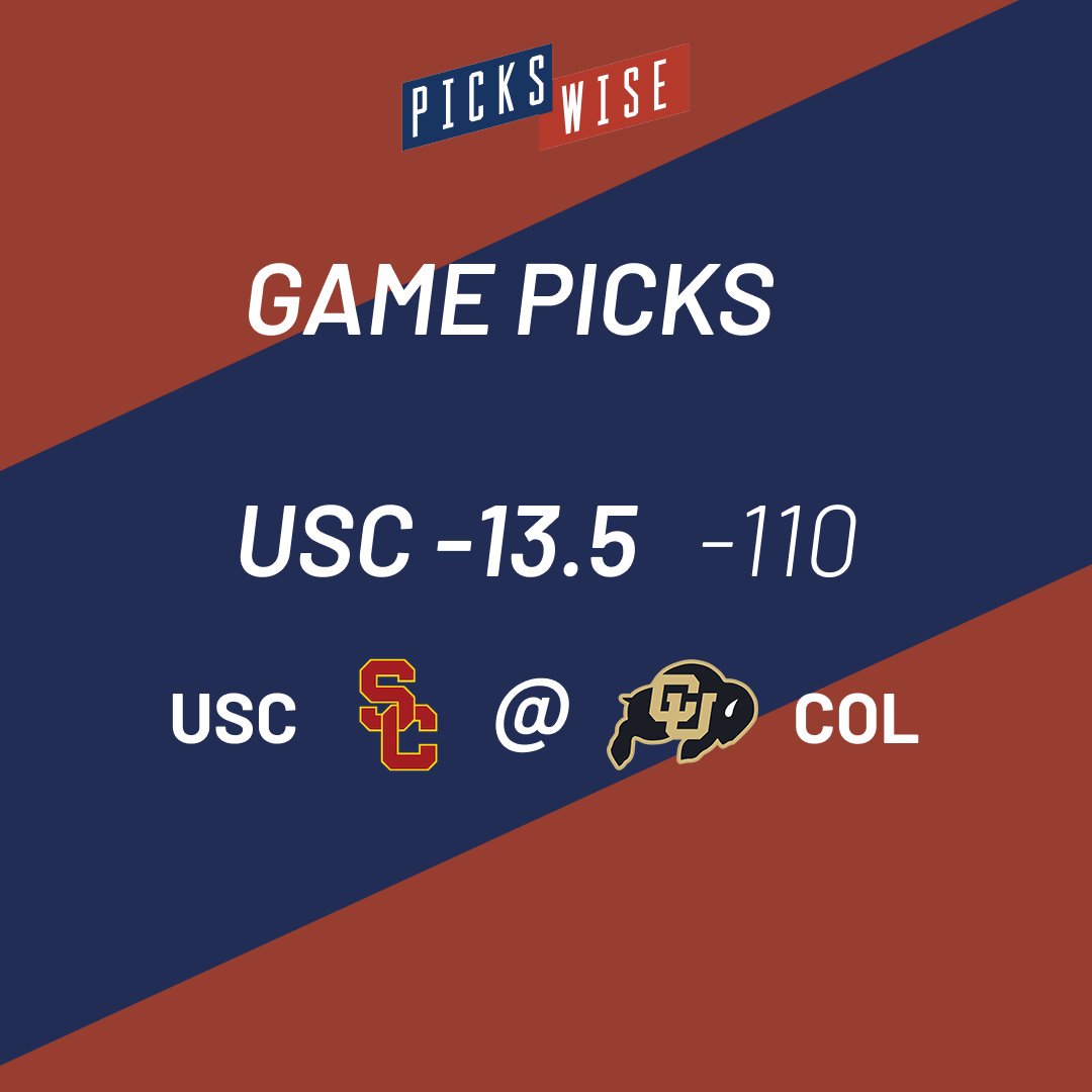 Pickswise on Twitter "🏈 Friday Night College Football Pick 🏈 USC 