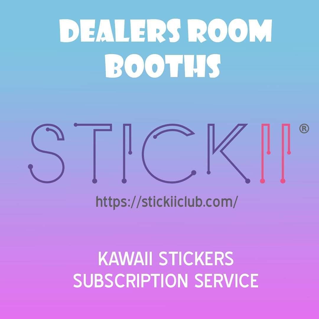 PacificMediaXpo's tweet photo. Come shop at @stickiiclub 's booth at PMX 2019!
.
.
#sticker #Stickers #kawaii #dealersroom #exhibithall #pmx #pmx19 #pacificmediaexpo #pmx2019 https://t.co/FE7PLtb7DN