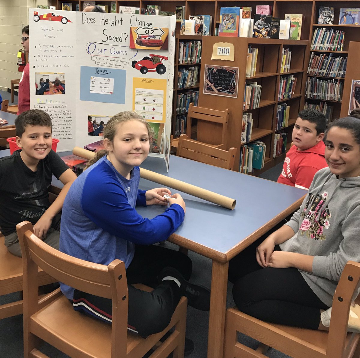 MrsWalsh345's tweet photo. These @ARPanthers did a great job at our Unique Learning System Science Fair today!  Thanks to Mrs. Cerbini’s class for helping us out with our projects and posters!  @mjdopey @MCSDSpecEdAdmin @EdServices_MCSD https://t.co/duGqJQFu9D