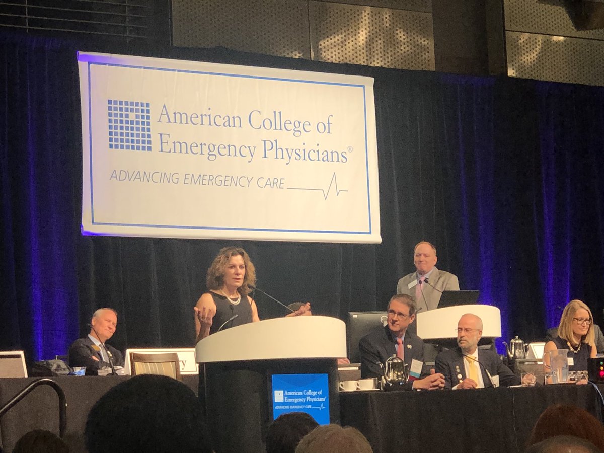 My mentor, Dr Shelley Greenman, addressing National ACEP council, in her run for national Board of Directors. She will fight for your wellness, to decrease burnout, and to increase membership engagement. #Teamshelley #NJACEP #ACEP19