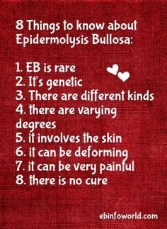 EB Awareness Week! In the simplest form here is how to explain it! Let’s help find a cure for everyone having this disease like my daughter! Being aware can make all the difference in the lives of our families. #EBsucks #EBresearch #Butterflychildren