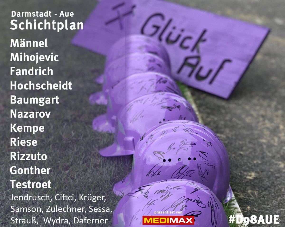 FCErzgebirgeAue's tweet photo. Unsere Start1️⃣1️⃣ gegen den @sv98 💪⚒
Fabian #Kalig fehlt wegen Kniebeschwerden (li.). #D98AUE https://t.co/IXCnXmqKIY