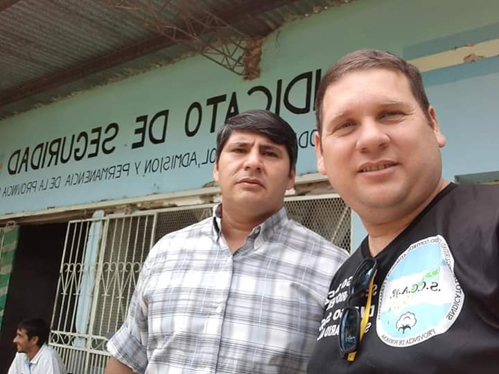 SutcaChaco's tweet image. 🗣#Nuestro #Delegado Daniel Toledo está visitando al Sec. Gral Luis Baezz y demás Compañeros de la Sede Sutca Formosa 💪💪💪 

#Sutca #Seguridad a lo largo del #País 🇦🇷
#CompañeroUnidos #ChristianLópezConducción
#SindicatoUnidosTrabajadoresCustodiosyVigiladores @Christian_Sutca