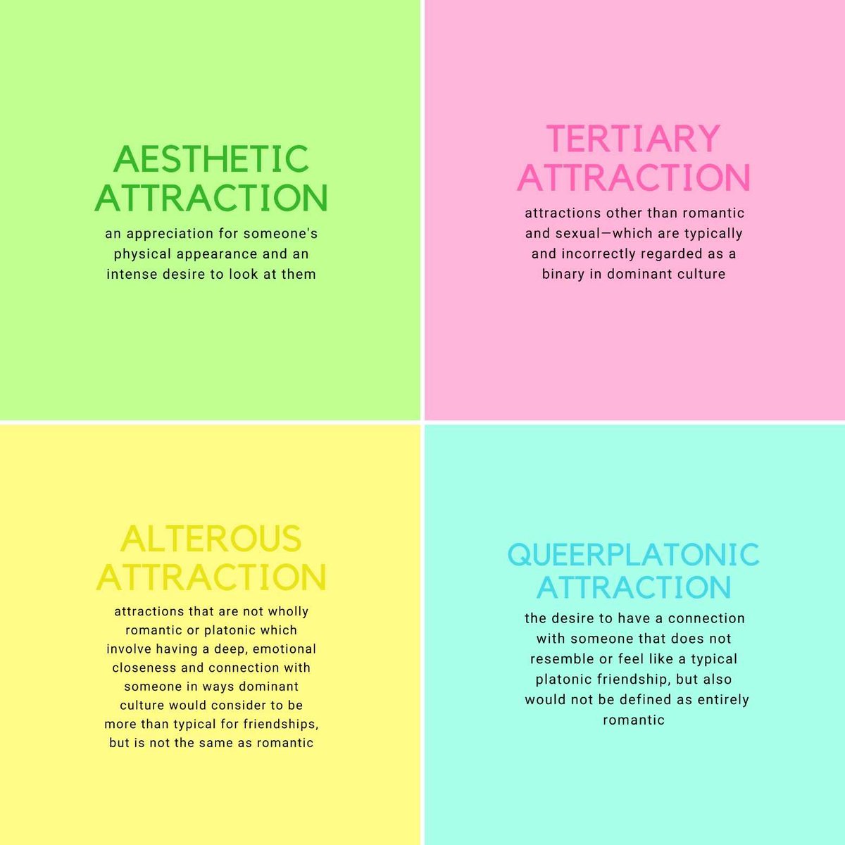 A Simple Guide to Attraction and Relevant Terminology: PLATONIC