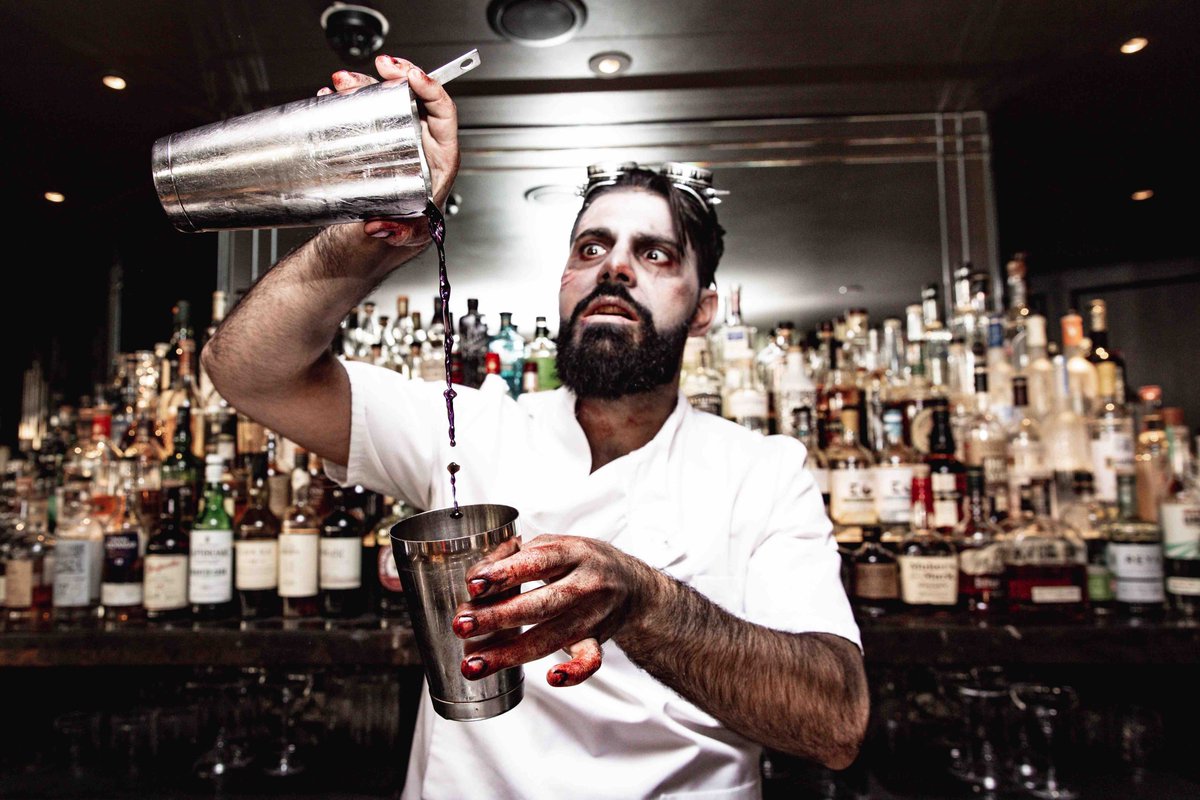 Come try our new cocktails at our #halloween #party! The spookiest elixir's this side of the Thames 💦🍸 

Get your tickets on @DesignmyNight, search #TheTowerofTerror 

#london #cocktail #spooky #east #alcohol #drink #michelin #star