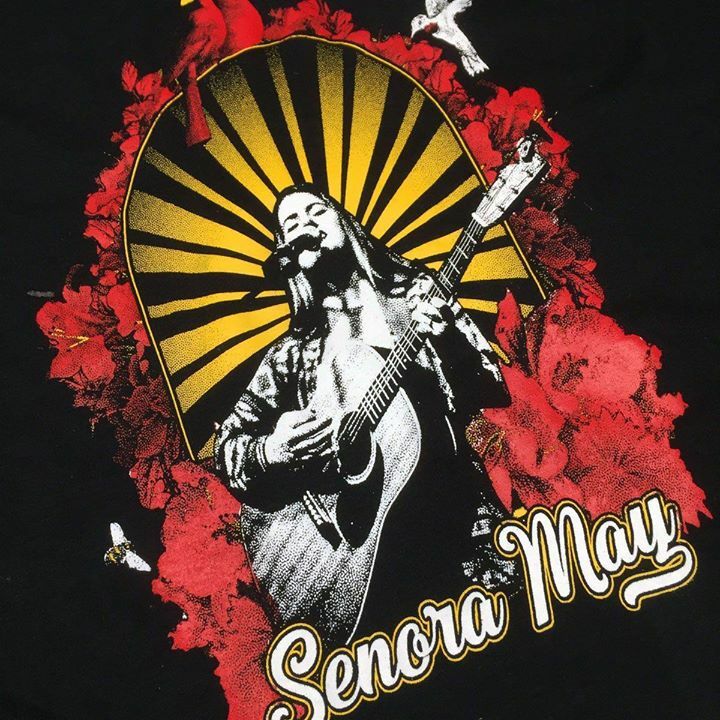 Another Happy Customer:⠀⠀
Bella Canvas Black T-shirt with white , red and yellow print..⠀⠀
Thanks <a href="/senoramay/">Colleen May</a> for this order.
On tour in Europe right now:
buff.ly/2peNHq6
.
.
.
#bandmerch #merchandise #screenprinting #blendomatic #tshirt #sli… ift.tt/2Mtjaz0