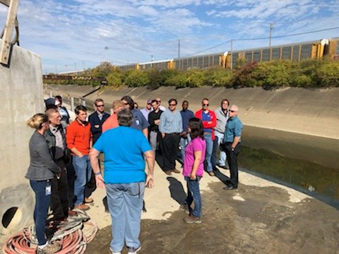 SWOWEA's tweet photo. Great tour of the Lick Run yesterday. The weather was awesome, just as the tour guides - Deb Leonard and Leslie Schehl (MSDGC) and Mike Ellerbrock (Strand Associates) https://t.co/o3trnpWdxa