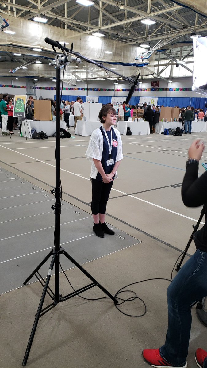 ChakaraWhi's tweet photo. #STEMWeekChallenge #MassStemHub #PLTW #RPS Student representing mission for Zero waste https://t.co/ZWarspoI2E