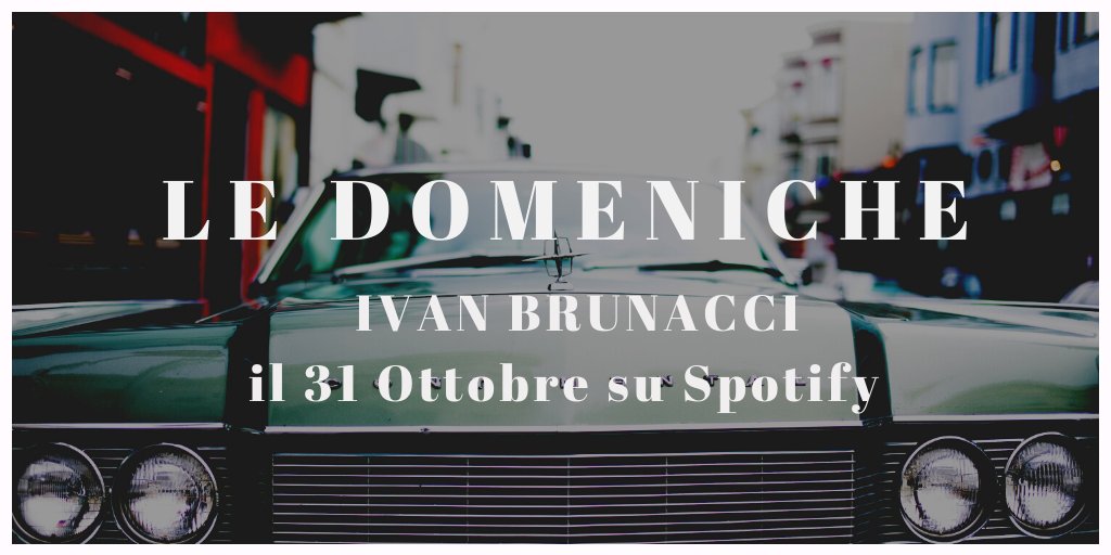 ivanbrunacci's tweet image. Da Mezzanotte 31 Ottobre il mio nuovo Singolo