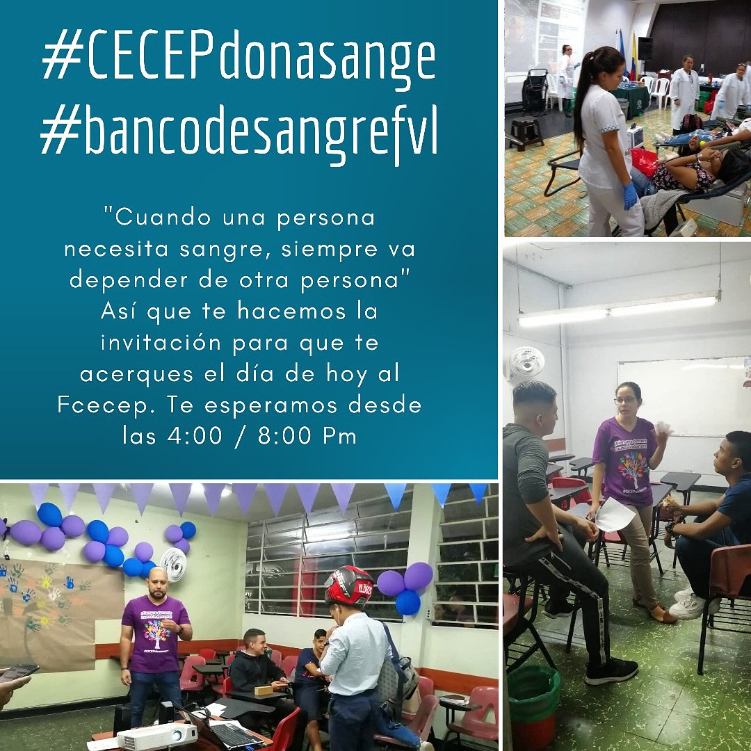 Fcecep_dona's tweet photo. Gracias a todos los que ya están siendo parte de esta bonita Causa 🤝💜 Solo Faltas Tú,  Animate te esperamos el día de hoy en el Auditorio del 2do Piso del #fcecep #CECEPdonasangre https://t.co/90PXys3goN