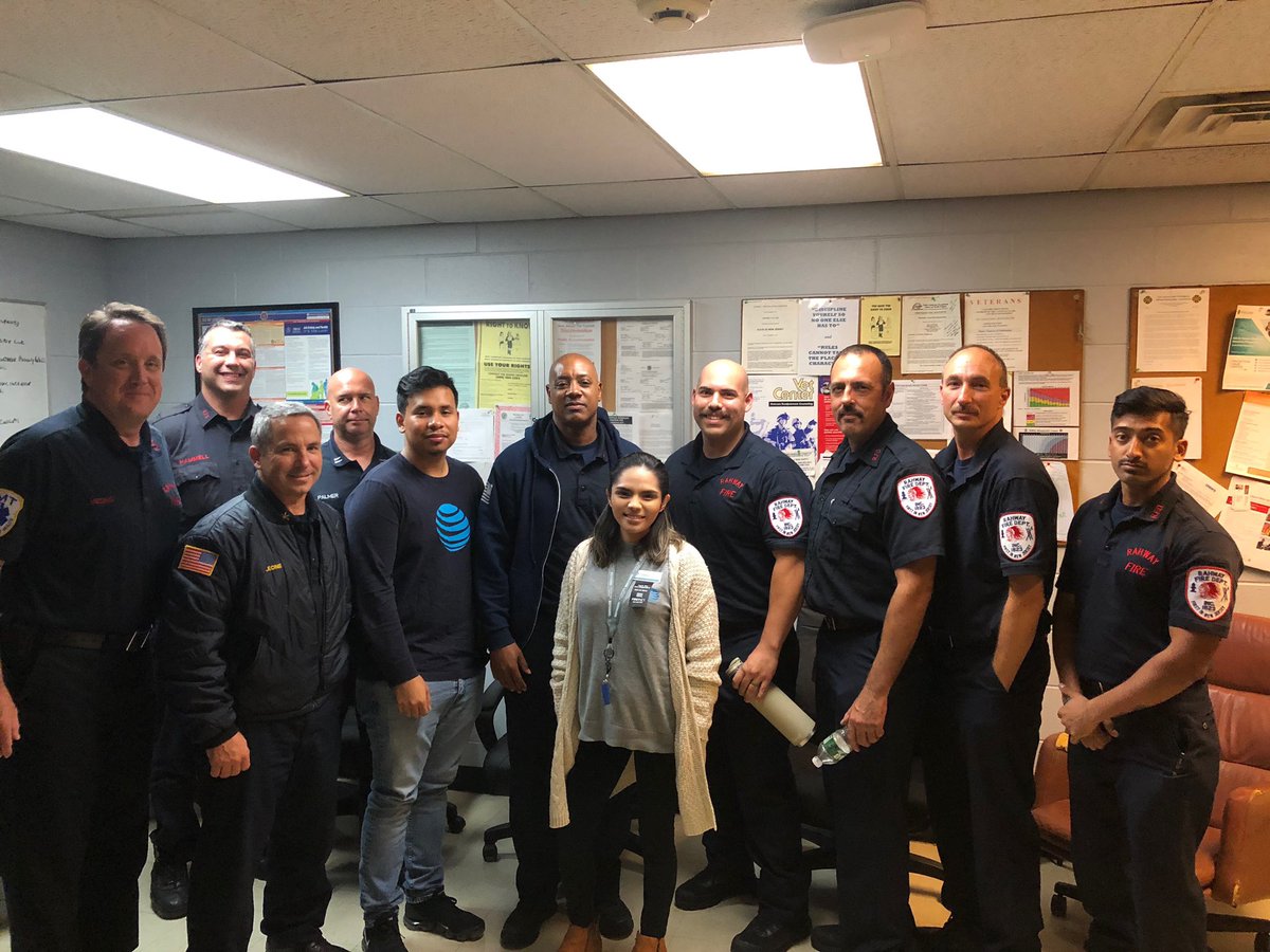 julz_7921's tweet photo. Team Linden has been spending a lot of time with these awesome group of first responders from the Rahway Fire Department thank you for your service and for welcoming us🚨🔥🤗 @Kennethleach85 @akwaymire #teamlinden #teamblueprint #waymakers #lifeatatt https://t.co/Ns0B82zXrd