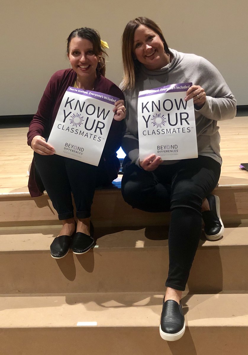 Thanks for sharing your positive prevention initiative with us <a href="/BeyondDiff/">Beyond Differences</a>! Getting to #KnowYourClassmates is fundamental for a positive school culture <a href="/hilltopspartan/">Montour High School</a> <a href="/MontourSD/">Montour School District</a> #MontourProud #MontourFamily