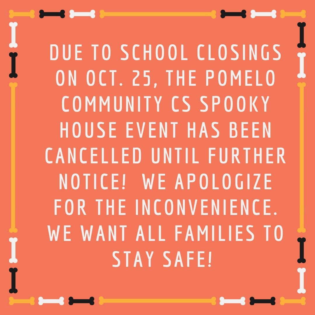 CommunityPomelo's tweet photo. Stay tuned!  We are trying to reschedule this exciting event!  @LAUSDNorthwest https://t.co/lm1Wrdp9gn