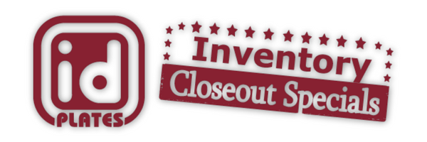 IDPlates's tweet photo. ID Plates has many items in our Closeout Store that would be perfect for you at LOW PRICES. Use Code FREESHIP on orders over $100 to get free ground shipping until 10/31!  https://t.co/280djcHGqA https://t.co/IQRhepMwcY