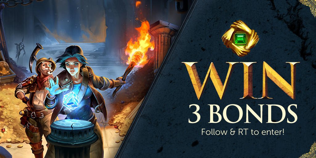 RuneScape's tweet photo. #FreeStuffFriday - It's that time of the week again, here's your chance to WIN 3 Bonds!! 💰💰💰

Follow &amp; RT to enter. Winner announced Monday after the update. https://t.co/EjcZQX3QRK