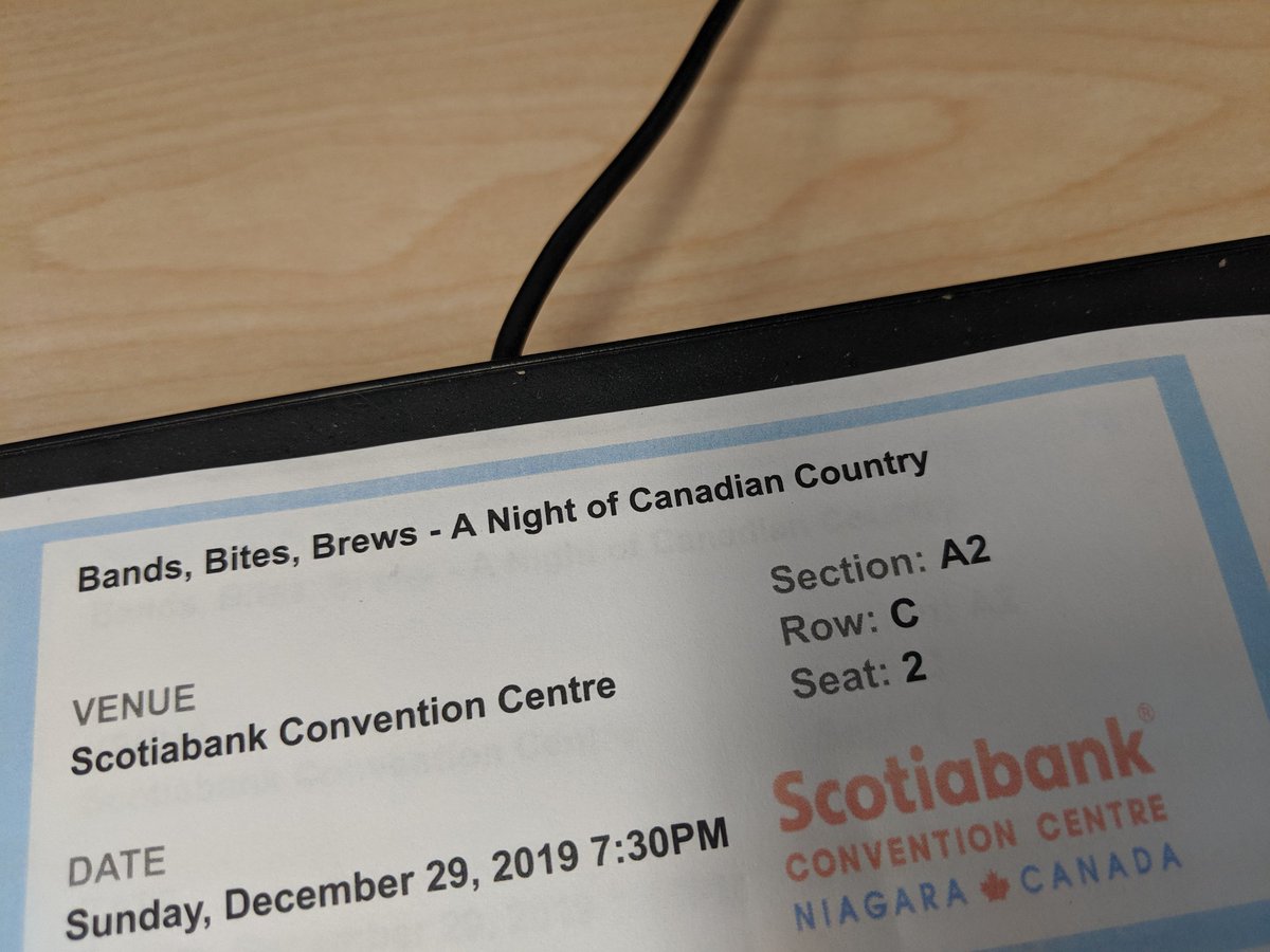 Got our tickets to see <a href="/BrettKissel/">BRETT KISSEL</a> for the 12th time with <a href="/stpierrej80/">Jessica Ferguson</a> this time making the trip to @sccniagara. #countrymusic #NiagaraFalls #canadiankid #startedwithasong