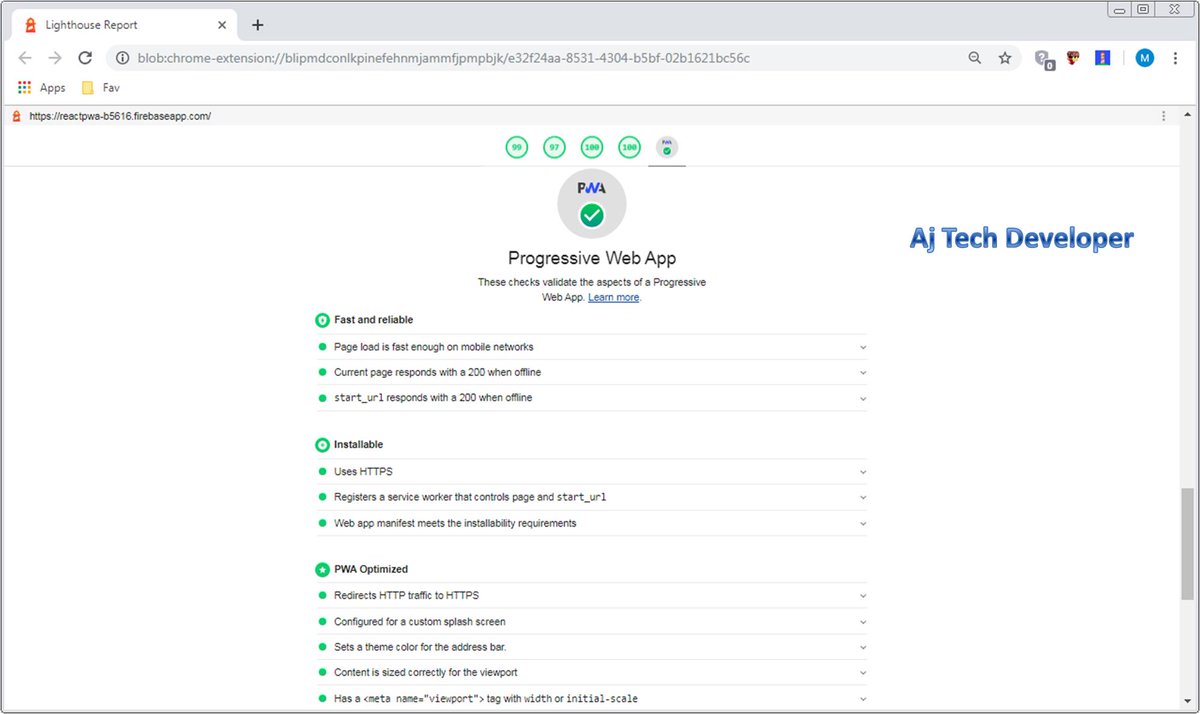 AjTechDeveloper's tweet image. Learn to create a 
@ReactJS #PWA App in simple steps at #SoftwareDeveloperCentral with end to end working code in #GitHub: softwaredevelopercentral.blogspot.com/2019/10/react-…