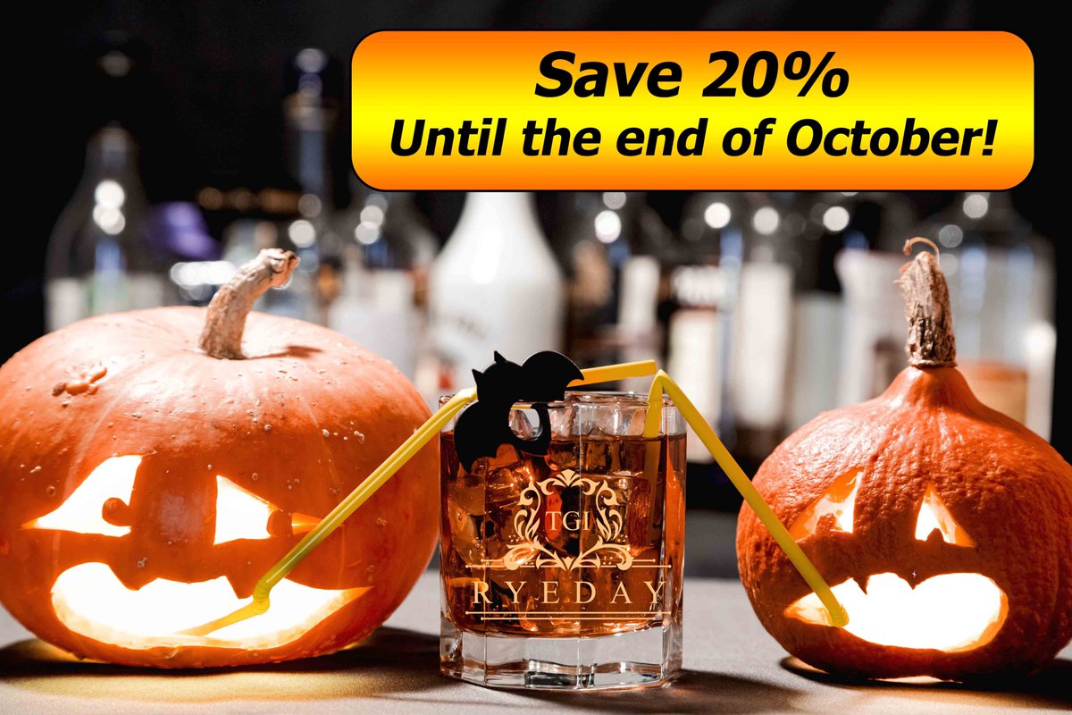 ryeday's tweet photo. Save 20% off All merchandise until the end of October!
 https://t.co/gmsmbZG5rW

#whiskey #Whisky #Deals #tgiryeday #cheers https://t.co/H7Gc03jw4i