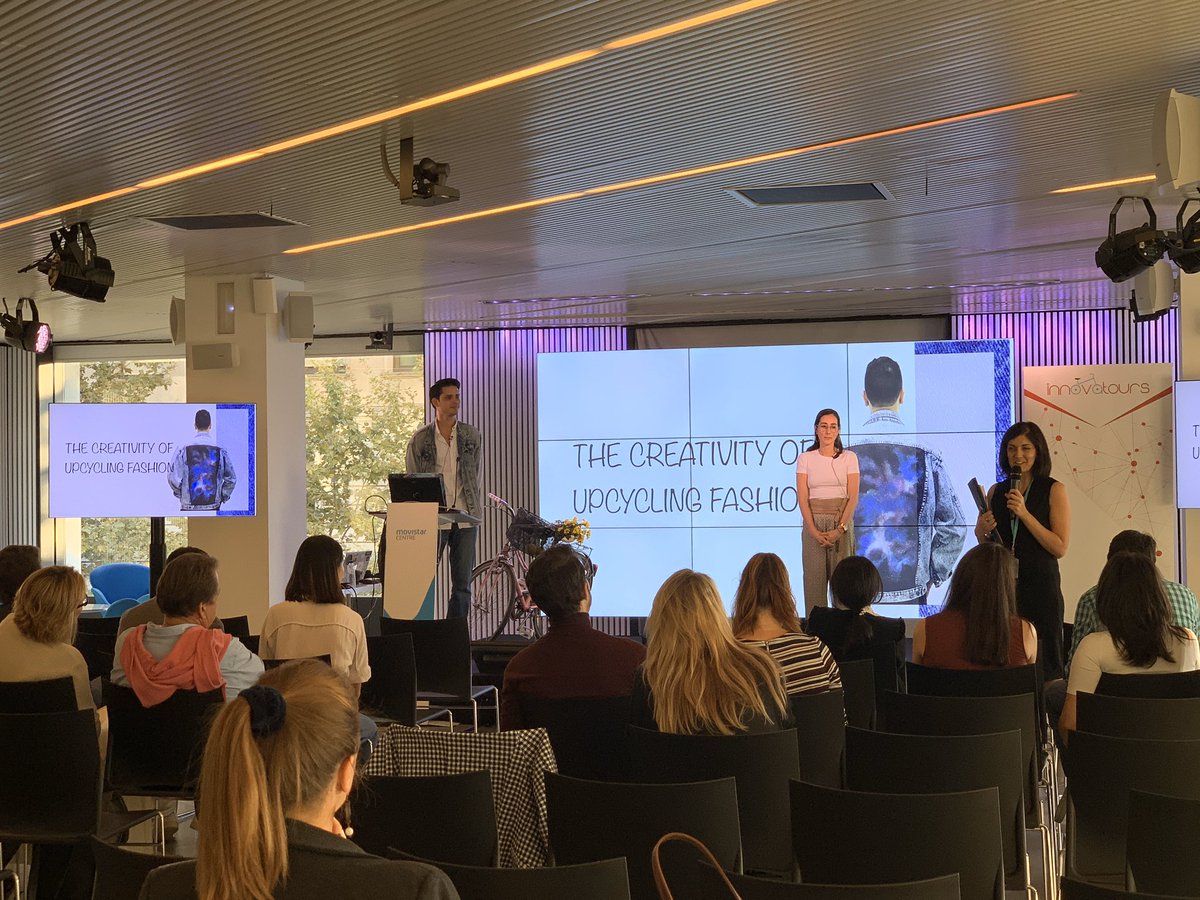 The Creativity of Upcycling Fashion 
Andrea Echeverria CE0 @ Mint Vintage Apparel 
Carlos Boquin C00 @ Mint Vintage Apparel 
#innovationjourney #startup #innovatours
<a href="/innovatoursnext/">Innovatours</a> Barcelona Edition💥🚲 
📍<a href="/MovistarCentre/">Movistar Centre</a>