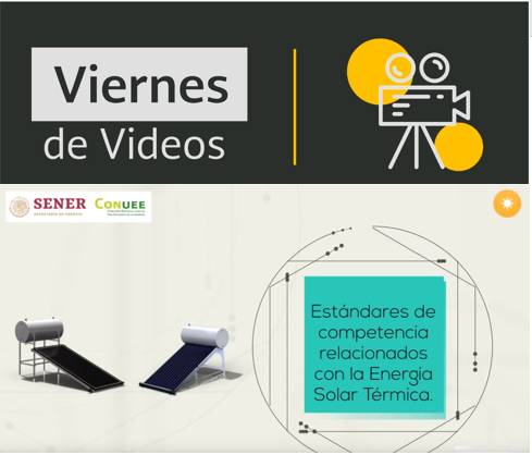¿Conoces los estándares de competencia en energía solar térmica? 👷‍♂️☀️

Este #ViernesDeVideo te recomendamos: 
🎬Estándares de competencia relacionados con la energía solar térmica. bit.ly/2YvI6LK
🎬Estándar de competencia EC-0473. bit.ly/32KrgrC

¡Consúltalos!
