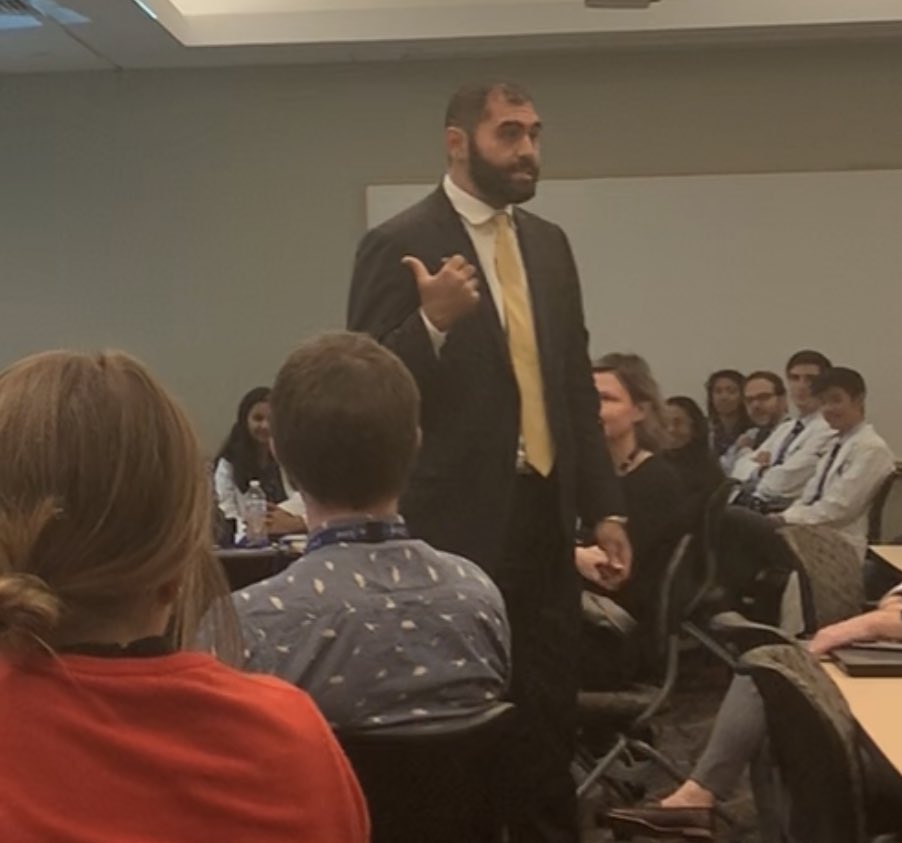 ORourkeJr's tweet image. ⁦@MMemari88⁩ gave a TREMENDOUS talk on using Elaboration to develop the #MasterLearner.  Dr. Memari is a #MedEd Rock Star and proud member of ⁦@BayviewMedicine⁩ :) ⁦@JohnsHopkinsDOM⁩