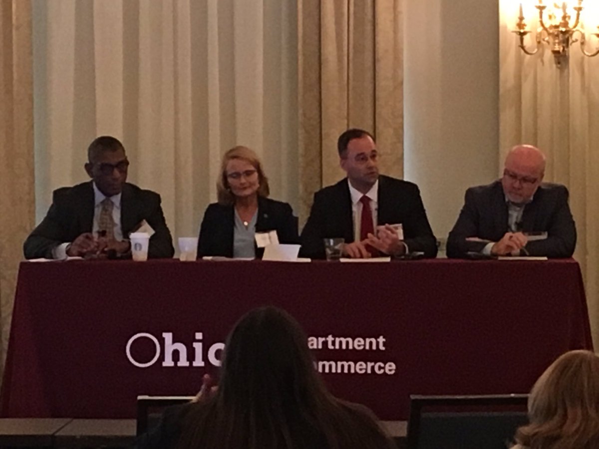 OHSecuritiesDiv's tweet photo. Our three breakout sessions provide attendees the opportunity to hear from and ask questions of our senior staff on Enforcement, Licensing, and Corporate Finance related issues. #ohiosecuritiesconference https://t.co/zA7VWHKW7y