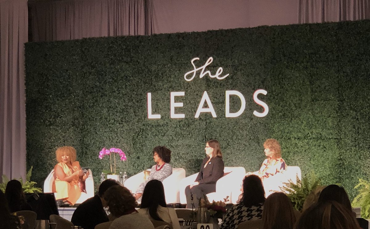 Are you here?!? Talking women in politics with Emily Cain of @emilyslist, @erinlooscutraro  of @SheShouldRun, and Political Scientist @meganfrancis. #SheLeads #WomenRun #Politics #WUSTL