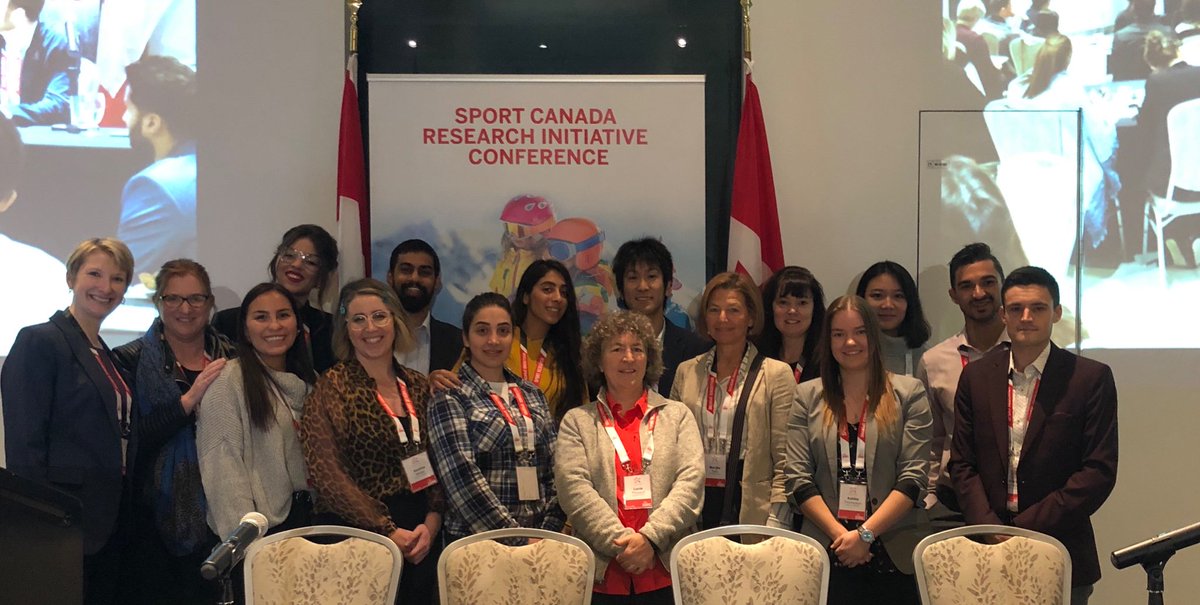 eocEileen's tweet photo. Some of @uOttawaHK group of students, faculty and Dean @uOHealthRes at #SCRI2019 @SIRCtweets #sport https://t.co/lZAHv9BxPK