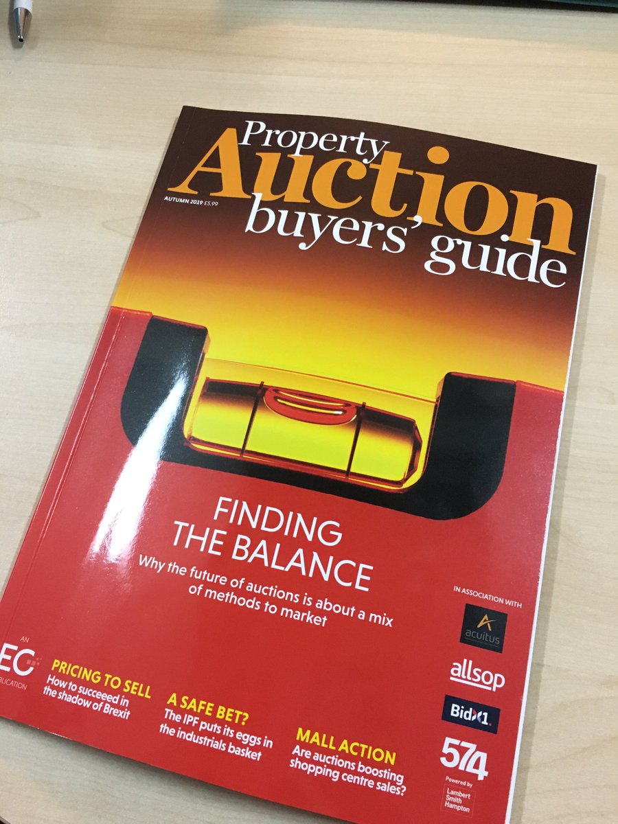 Our very own CEO Mark Smith in this week's Property Auction buyers guide, talking all things property and navigating through a sticky market. @EstatesGazette #property #propertybuyers #propertyauctions #londonproperty #propertyinvestment