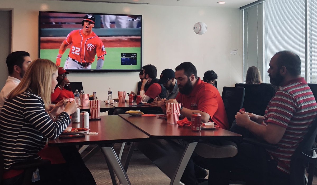 Laumina_DC's tweet photo. @CALIBRE_Systems supports @Nationals: a game and some ballpark food for all! #FINISHTHEFIGHT #CALIBREgetsSocial @BMoodyHR https://t.co/F6GgWxI2Da