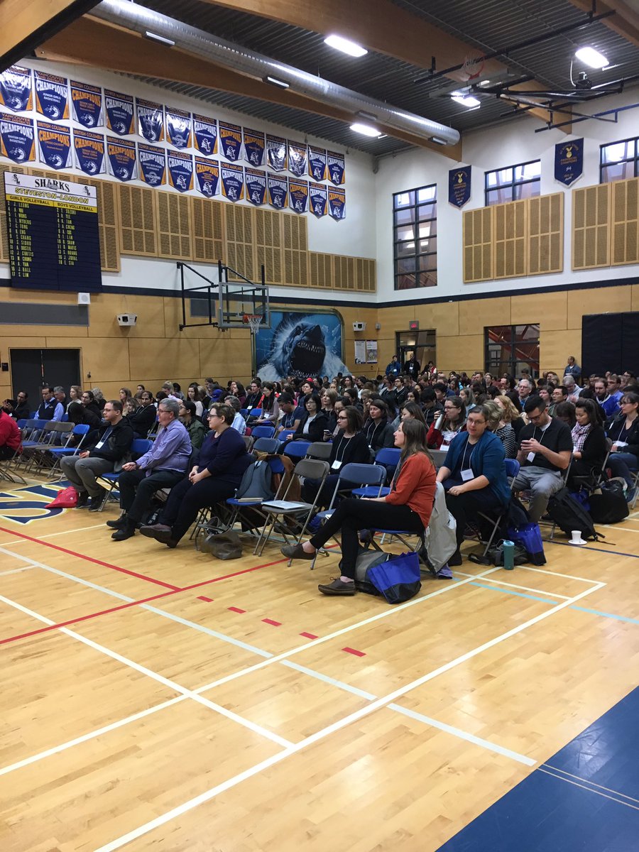 bcscta's tweet photo. #catalystconference2019 is underway with @luudisk Jo Chrona delivering the keynote @johnmunro69 @bctf @MorganWHouse @rpoon38 @pbritton78 https://t.co/EtDtI7fOCl