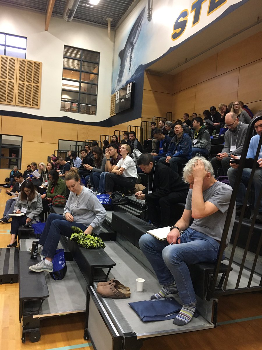 bcscta's tweet photo. #catalystconference2019 is underway with @luudisk Jo Chrona delivering the keynote @johnmunro69 @bctf @MorganWHouse @rpoon38 @pbritton78 https://t.co/EtDtI7fOCl