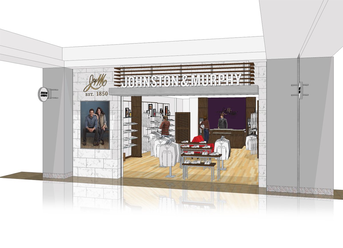 Johnston & Murphy - Philadelphia Airport storefront rendering #architecture #design #rendering #3drendering #johnstonandmurphy @JohnstonMurphy