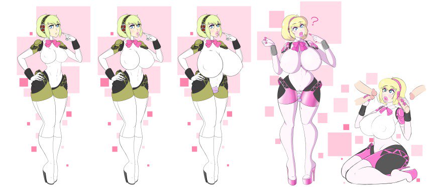 ' We took a different take on the Kirijou Company's anti-shadow weapon and made her more helpful to the public!

Introducing the remodeled Aigis! Buy now for only one million yen! '

[ Flipped - Same writer as @AlolaWithRain ]

[ Hope you enjoy a very loving robot! ]