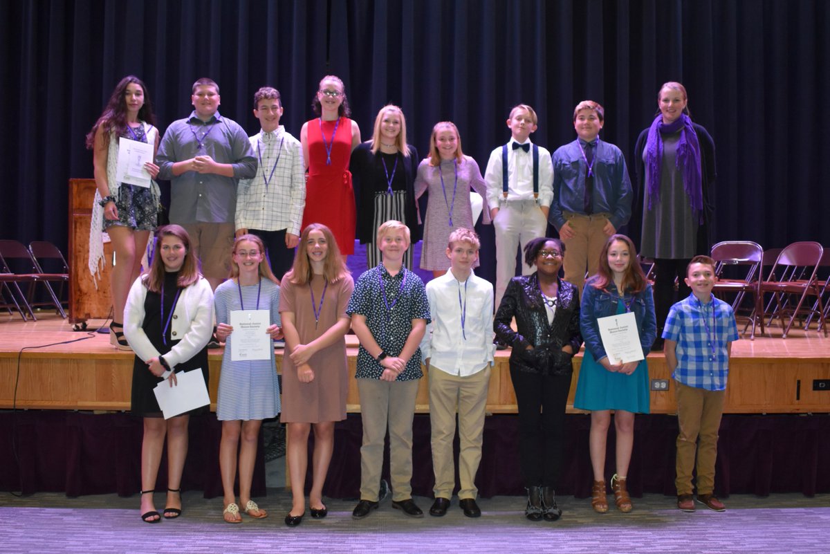 saintadmin's tweet image. Congratulations to the 2019 National Junior Honor Society inductees!  @ACSDghosts